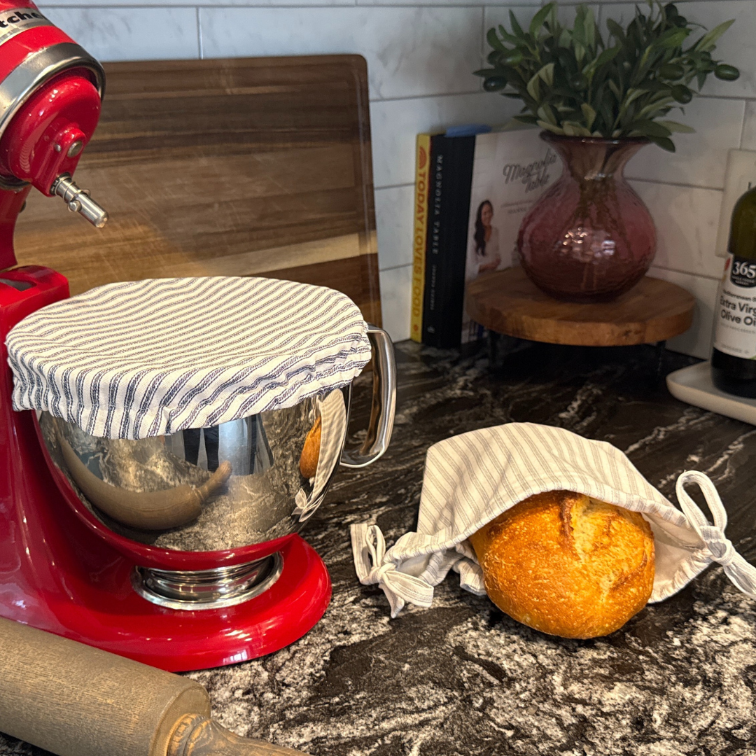 Linen Mixing Bowl Cover