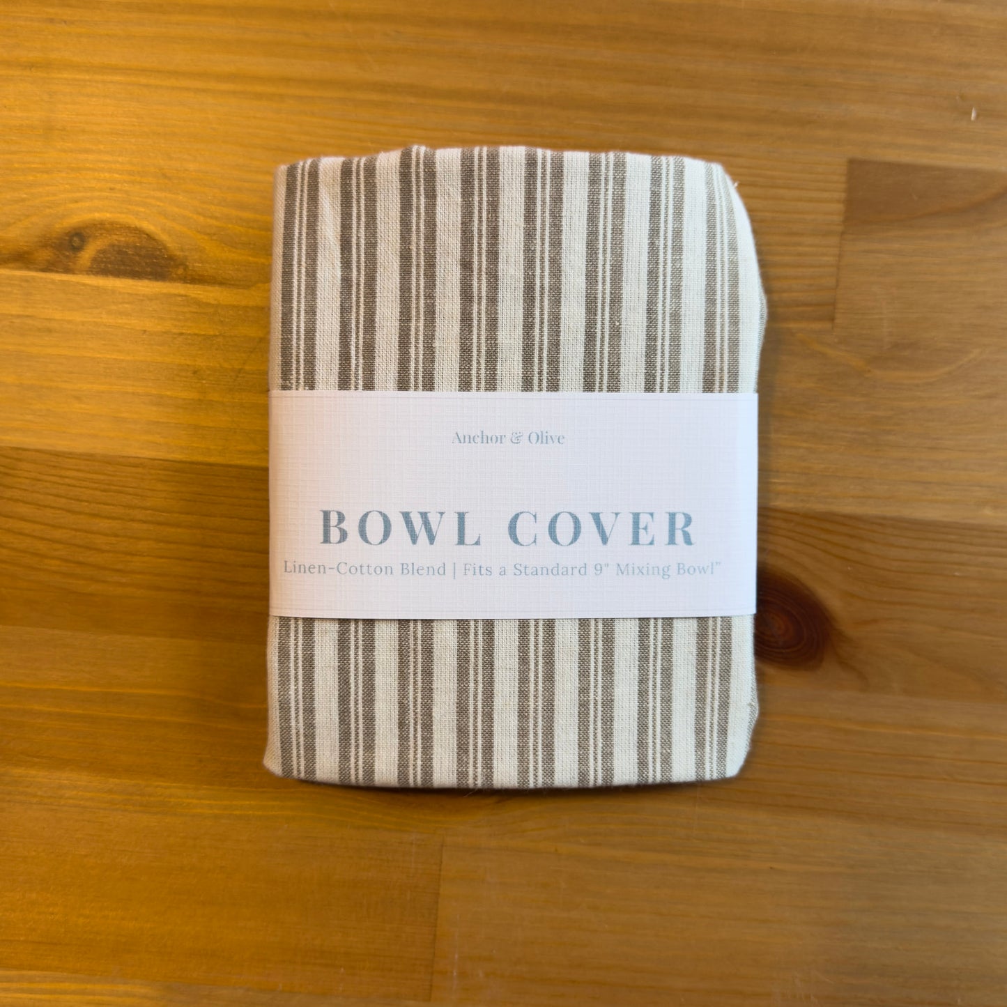 Linen Mixing Bowl Cover